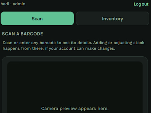 I built a mobile inventory