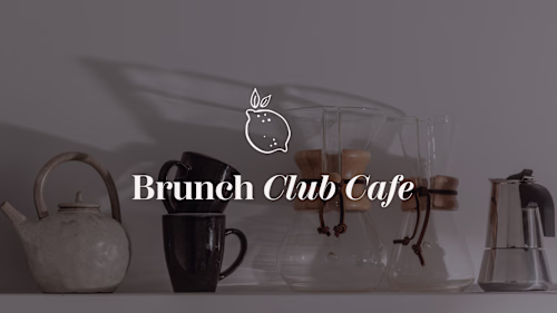 Identidad visual de marca Brunch Club Cafe