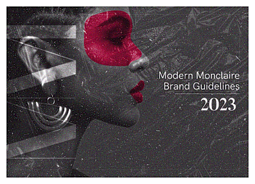 Modern Monclaire Lifestyle Blog Branding Identity