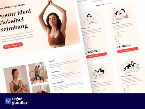 Therapilates.id - Website Design & WordPress Development