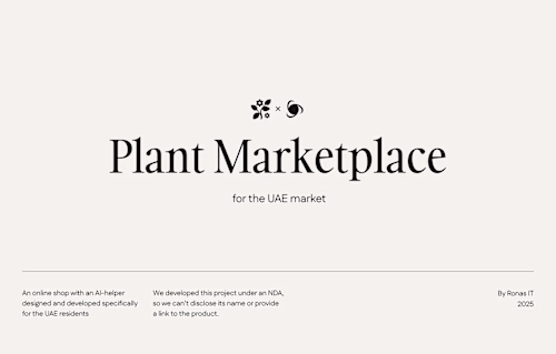 AI Marketplace App Development for the UAE | Ronas IT