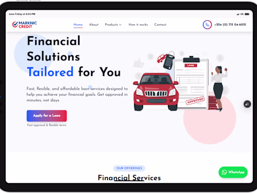 Marknic Credit - Company Website
