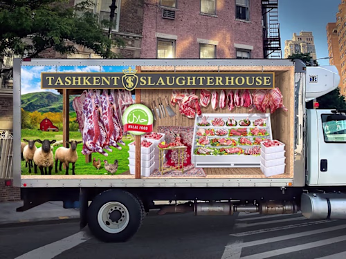 Truck wrap for Tashkent Supermarket (NY) on Behance