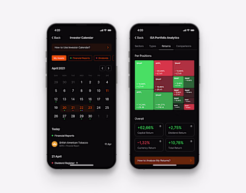 Investor Calendar & Portfolio Analytics