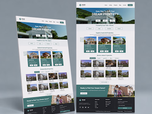 Real Estate Agent Website And