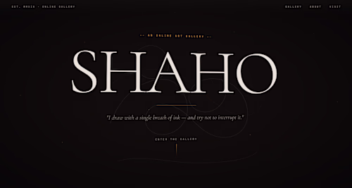 Shaho is an online exhibition