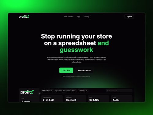 Profitz | Webflow Development