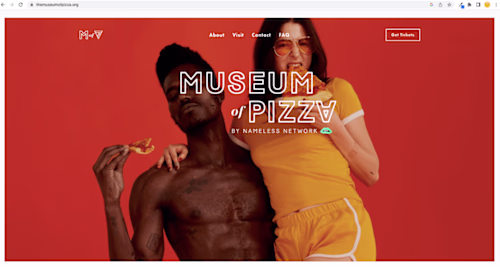 Website Copy for The Museum of Pizza