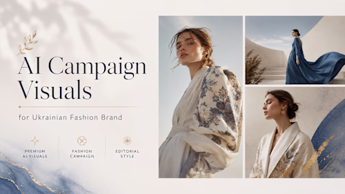 AI Campaign Visuals for Ukrainian Fashion Brand