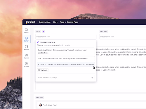 CMS | AI Integration