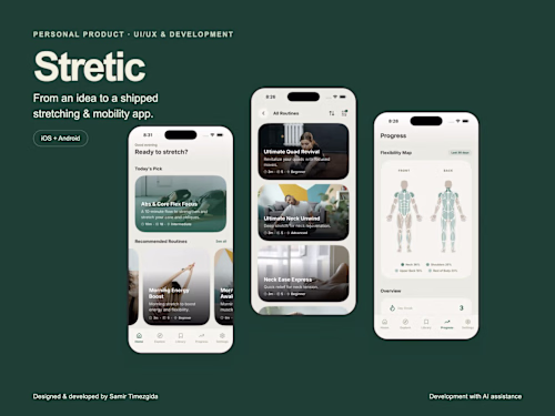 Stretic: Designing and shipping a wellbeing app from zero to one