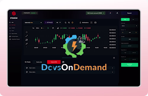 Here is a trading webapp