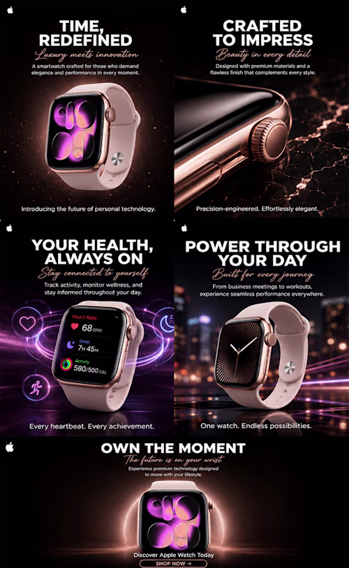 Apple Watch Conceptual Ad Campaign