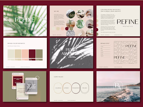 Refine Aesthetics Brand Identity Kit