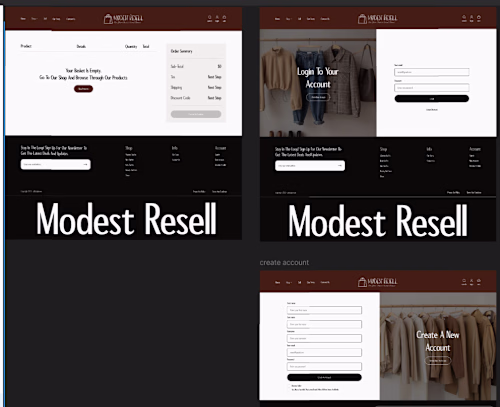 Modest Clothing Store
Client Request: 