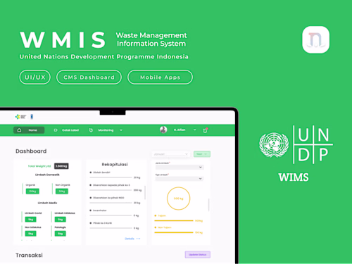 UI/UX Waste Management Information System UNDP Project