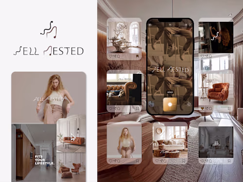 Logo and Social Media Template for a Home Furniture Store