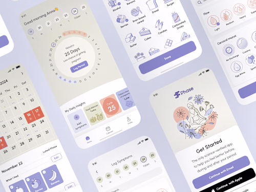Phase Nutrition IOS Tracking Mobile App Development