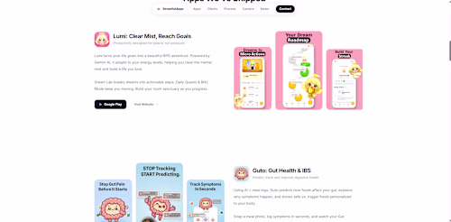 StrawHat Apps - Multiplatform App Development Agency Website