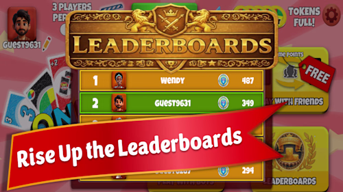 Online Multiplayer Card Game Leaderboard