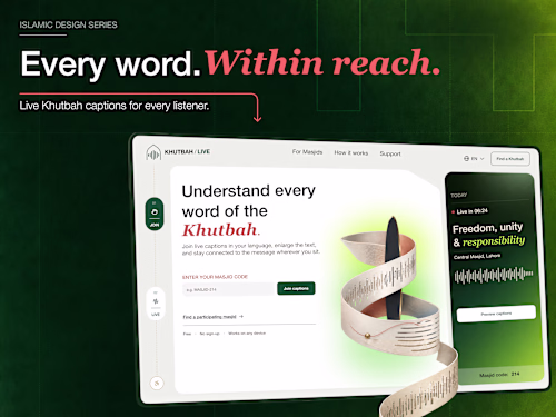 Khutbah Islamic Learning App Concept