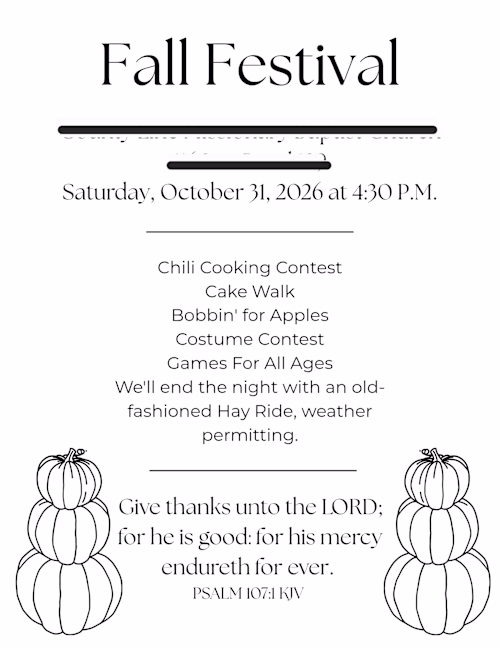 Fall Festival Flyer Design 
Client