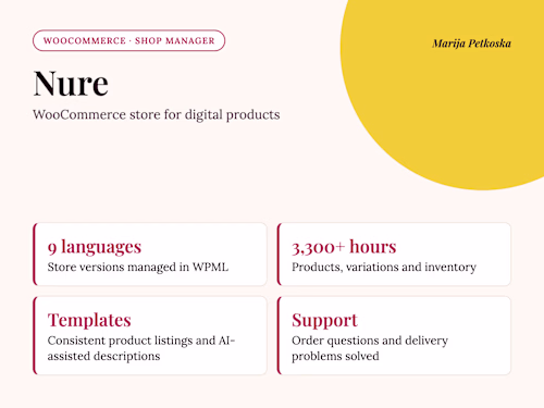 Nure: WooCommerce Shop Manager for Digital Products