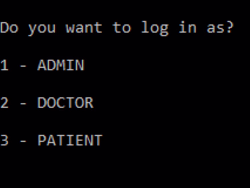 Hospital management application