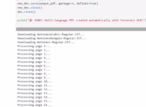 OCR PDF CONVERSION