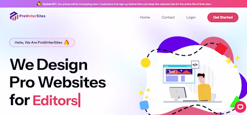 ProWriterSites - Portfolio Platform for Freelancers