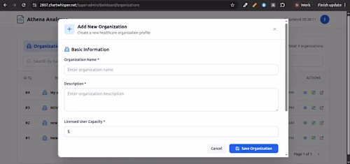 ChartWhisper – Healthcare Analytics Platform
ChartWhisper