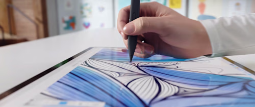 A campaign celebrating Microsoft Surface's 10th anniversary. 