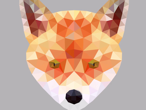 Low-poly Fox