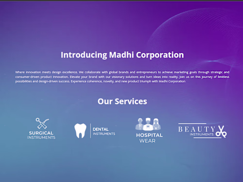 Madhi Corporation ( E-commerce Site )