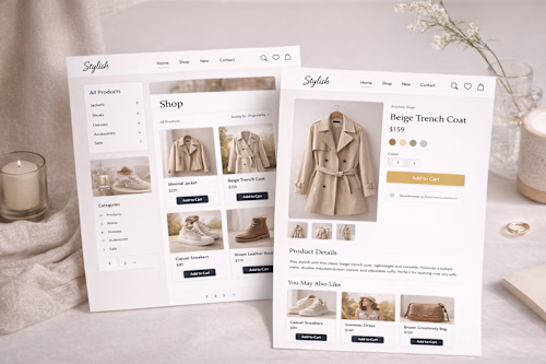 Elevating fashion brands through thoughtful UI/UX. This conc...