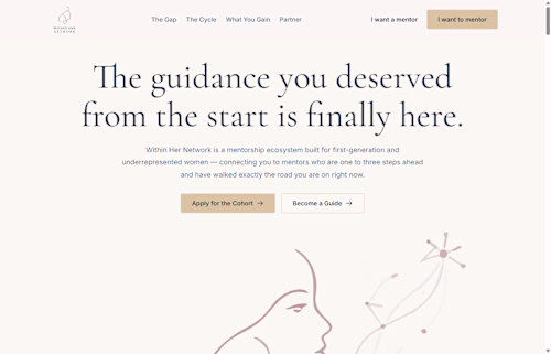 Within Her Network — Mentorship platform