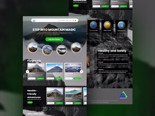 WanderClimb | Travel Website | UI Design