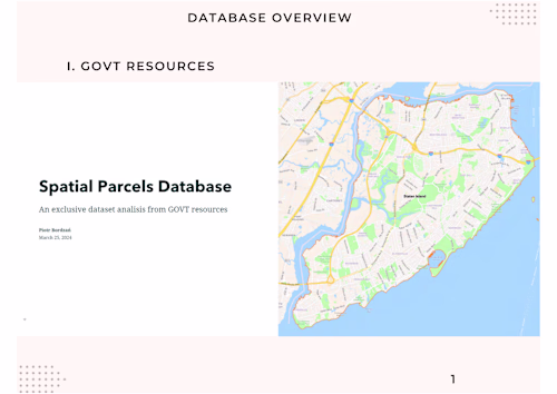 Spatial Parcels Database