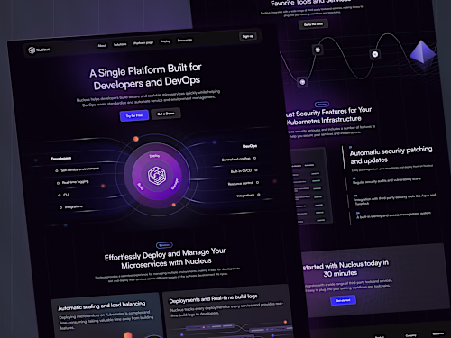 Nucleus - website design