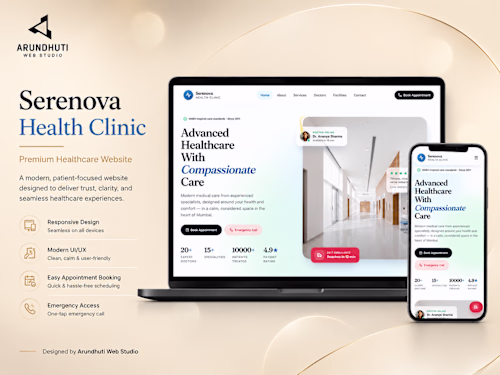 Custom Responsive Healthcare Website