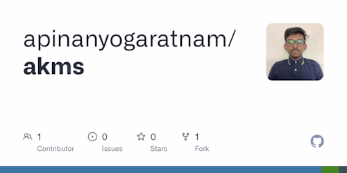 GitHub - apinanyogaratnam/akms
