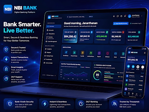 NBI - Digital Banking Platform
Designed