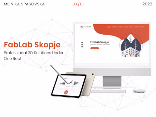 FabLab Skopje UX/UI Design:Case Study