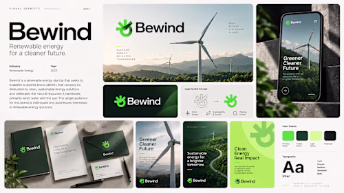 BEWIND Sustainable Brand Identity and Visual System