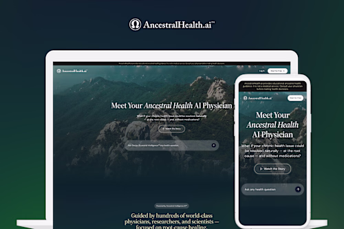 UI/UX Design for Ancestral Health Platform