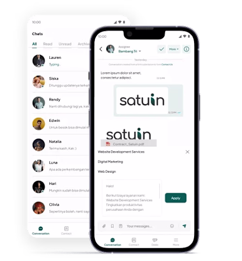SaaS - CRM system & Chat App for Android & iOS (hybrid)