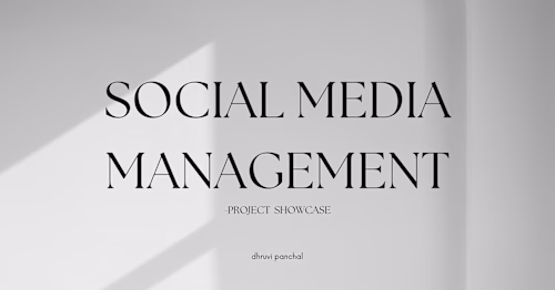 Social Media Management :: Behance