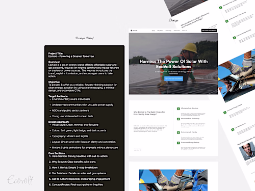  EcoVolt – Framer Design & Development