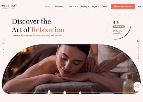 Spa, Beauty & Nail Salon Booking