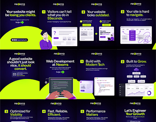 Social media design for nexorra